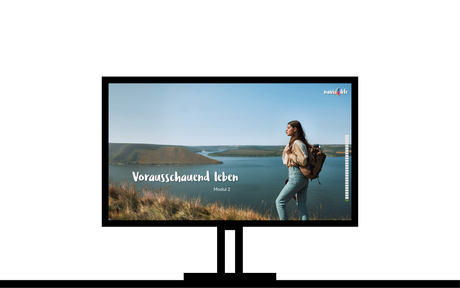 Symbol Powerpoint auf Monitor